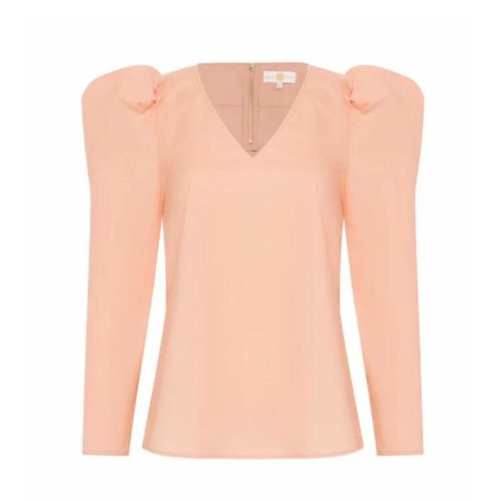 ANNA CATE women's bailey blouse in blush Medium